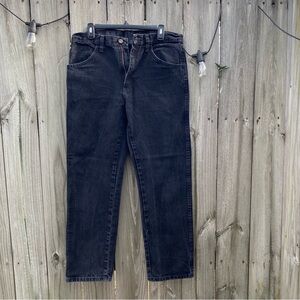 Rustler Men's Black Straight Jeans‎